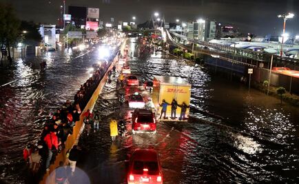 Trombas colapsan la CDMX, lo más viral