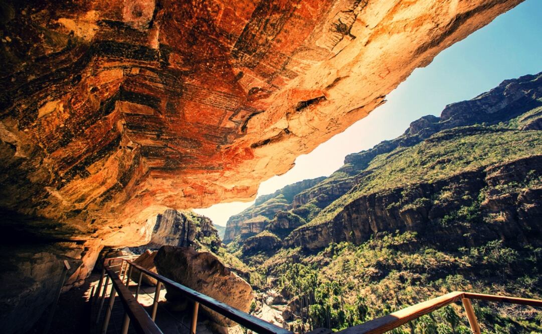 La Pintada, mural rupestre en la Sierra de San Francisco. (Foto: Istock)
