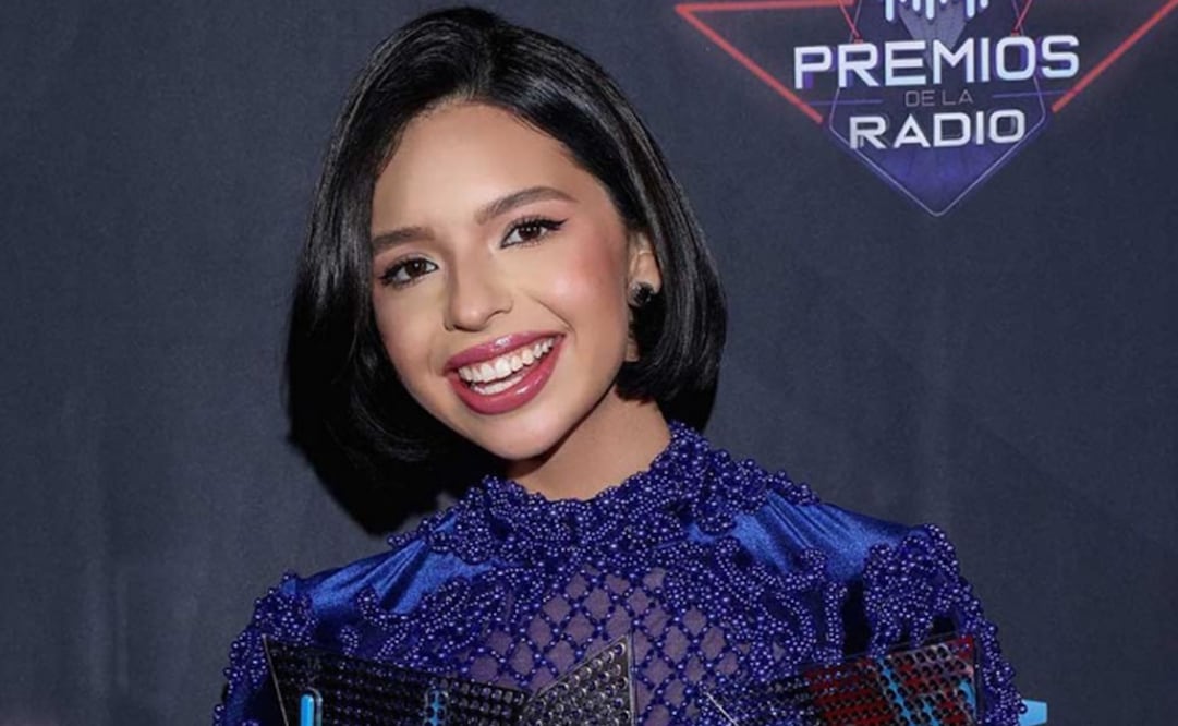 La intérprete Ángela Aguilar en los Premios de la Radio. Foto: Instagram oficial.
