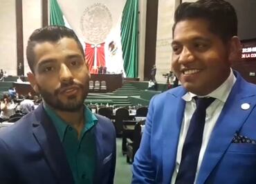 No sólo en Bellas Artes, en San Lázaro también celebraron a líder de la Luz del Mundo