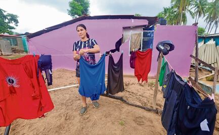 Ya van dos casas que Verónica pierde por huracanes