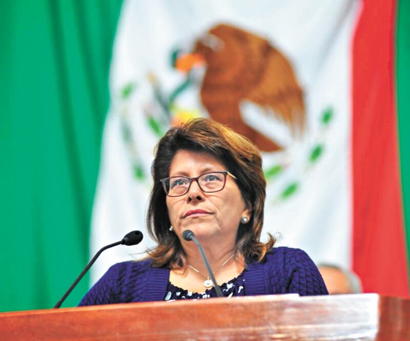 Martha Ávila dijo que aceptarán la renuncia de Jacqueline Rico. ARCHIVO EL UNIVERSAL