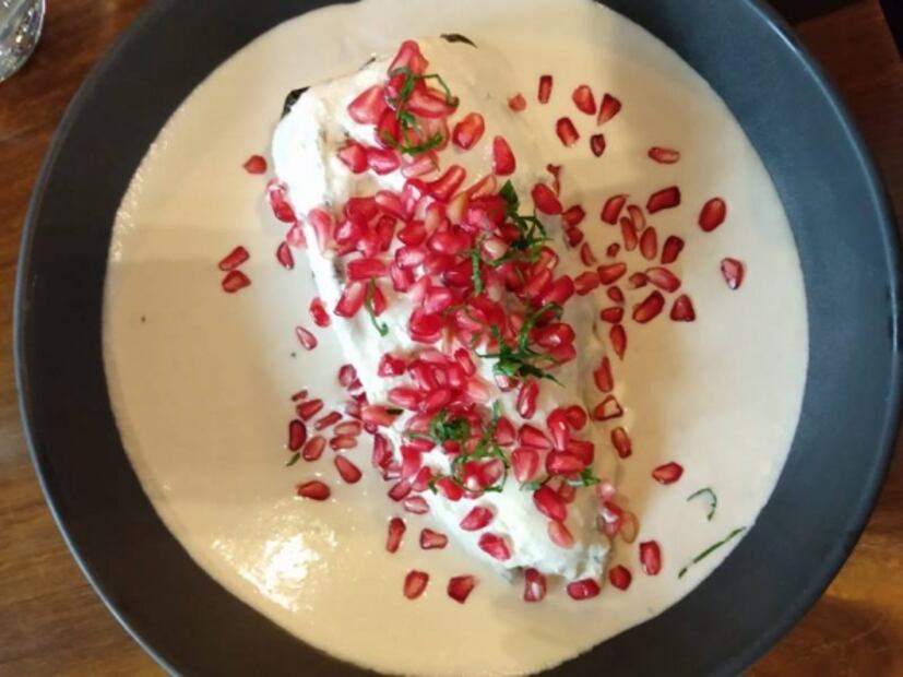 Así es el chile en nogada hecho por una tabasqueña