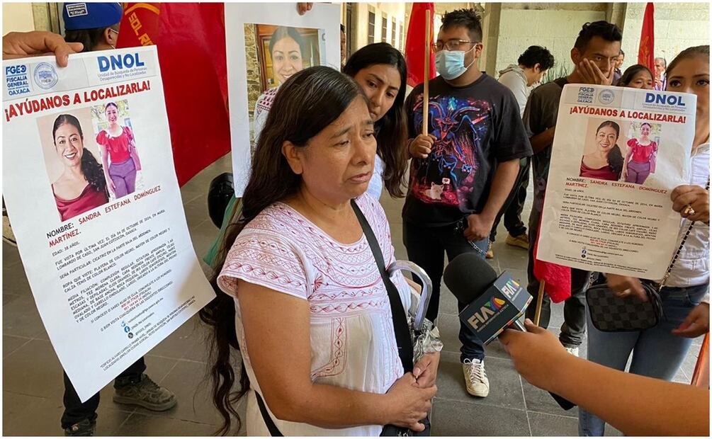 ONU solicita informes a Sheinbaum sobre la desaparición de la activista Sandra Domínguez en Oaxaca (15/10/2024). Foto: Especial