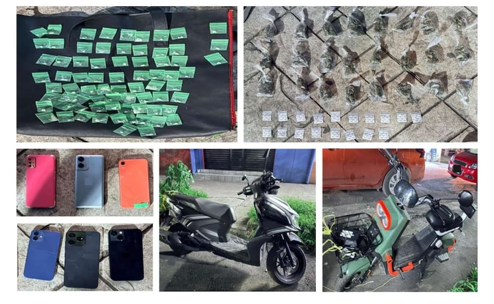 A los detenidos les encontraron 91 paquetes de cocaína y 24 de marihuana.
Foto: Especial.