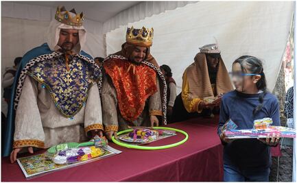 Día de Reyes: Decenas de niños y adultos parten la tradicional Rosca en PILARES El Parián; también recibieron juguetes