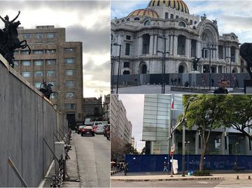 Amanece Avenida Juárez “blindada” por marcha del 2 de octubre