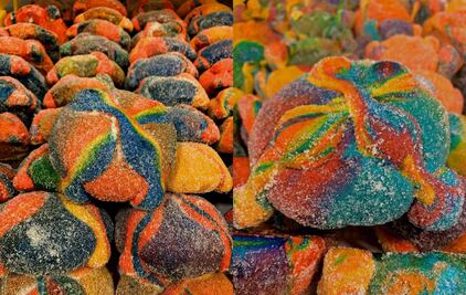 Catrina, el pan de muerto arcoíris que debes probar