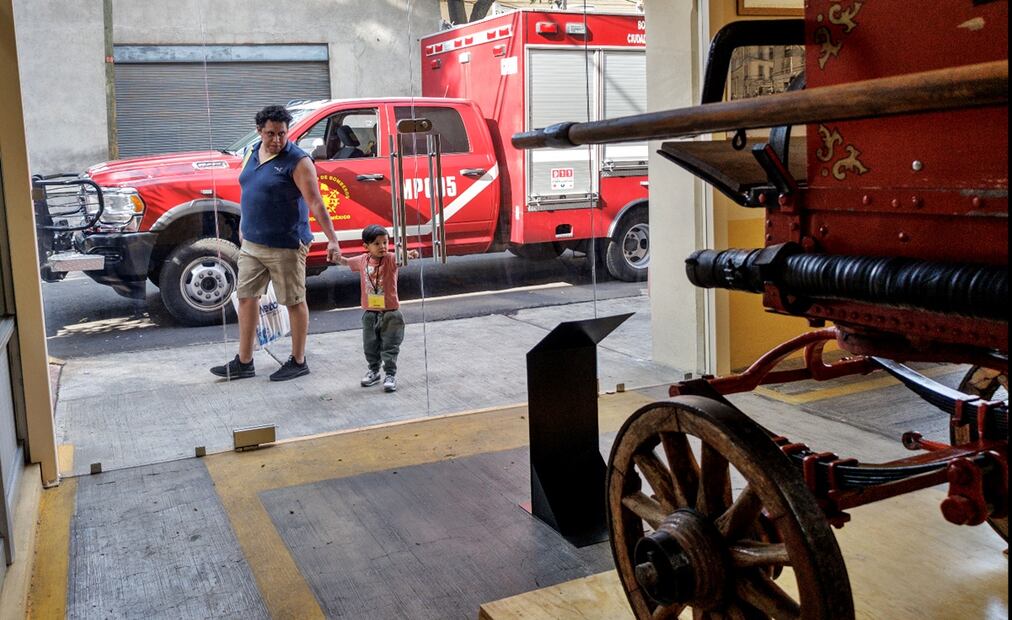 Inauguración del nuevo museo de bomberos de la Ciudad de México en la estación de bomberos Tacubaya comandante Artemio Venegas Mancera. Foto: Yaretzy M. Osnaya / EL UNIVERSAL