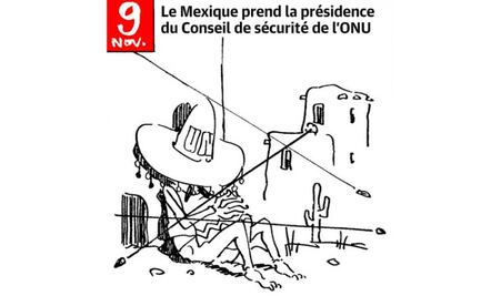 Charlie Hebdo ironizó visita de AMLO a la ONU días antes de su viaje a NY