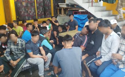 Rescatan en Tlanepantla a 38 migrantes de Centroamérica, Nepal y la India