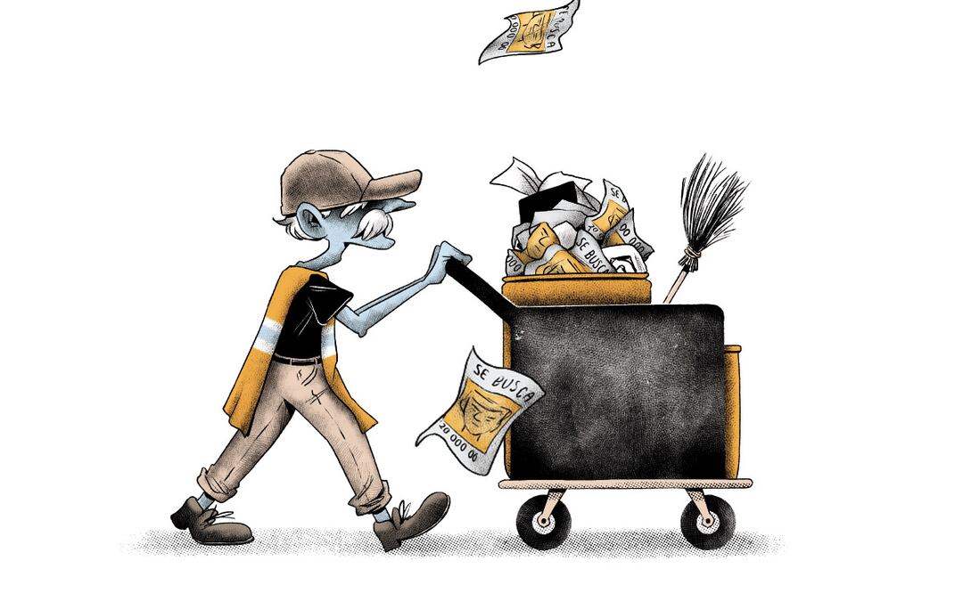 Recompensas, sin interés ciudadano. Ilustración de Ani Cortés