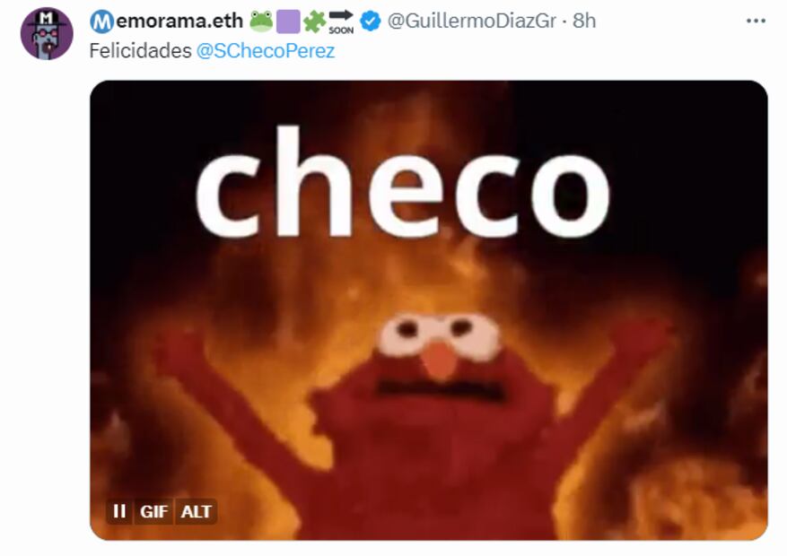 Los mejores memes del subcampeonato de Checo Pérez en el GP de Las Vegas