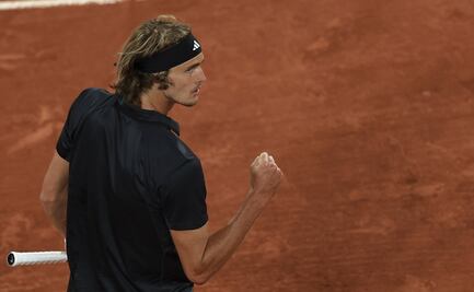 Alexander Zverev clasificó a cuartos de final en Roland Garros