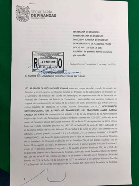 Tamaulipas denuncia a dos agentes federales por obstruir revisión