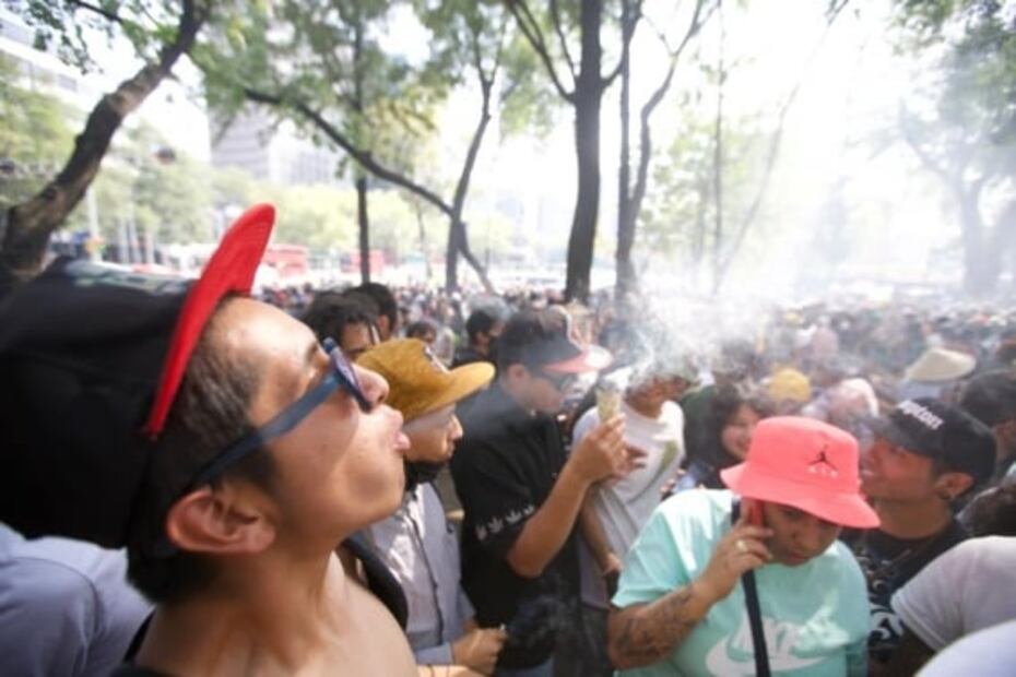 El Senado era una fiesta; crónica del mega fumadero en el día de la marihuana