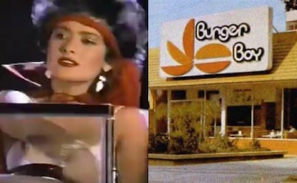 Reviven comercial de Salma Hayek para Burger Boy; así promocionaba las hamburguesas en México