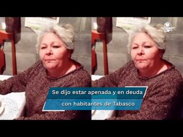 Mujer que insultó a AMLO reaparece y ofrece disculpas, pero no al Presidente