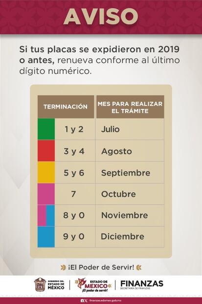 Reemplacamiento Edomex 2024. Foto: edomexico.gob.mx