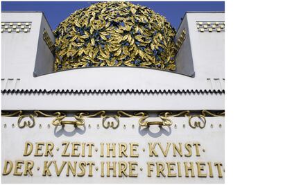 Roban fragmento de la cúpula del pabellón de la Secesión de Viena