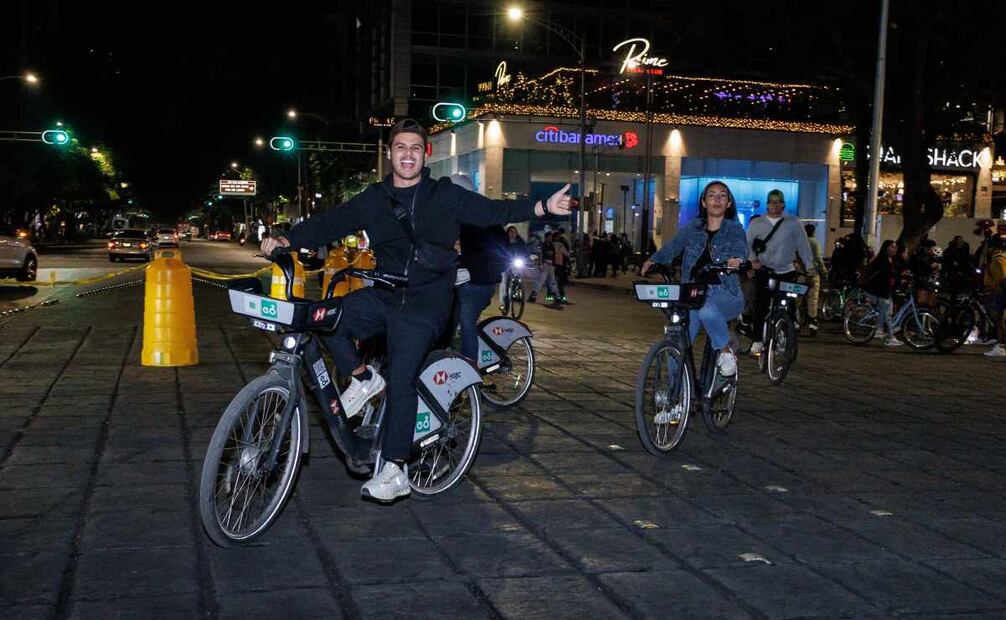 51 mil asistentes acudieron al ultimo paseo ciclista del 2024. Foto: Yaretzy M. Osnaya / EL UNIVERSAL