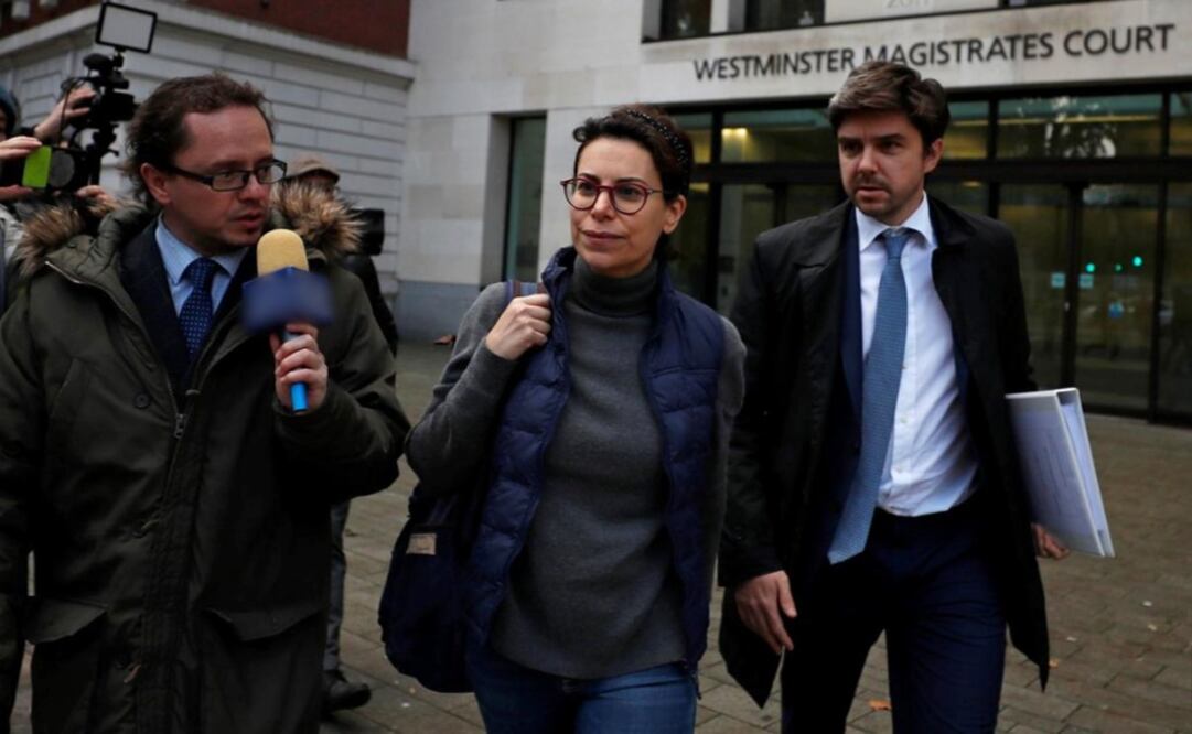 Karime Macías, wife of former governor Javier Duarte, leaves Westminster Magistrates court in London - Photo: Yara Nardi/REUTERS
