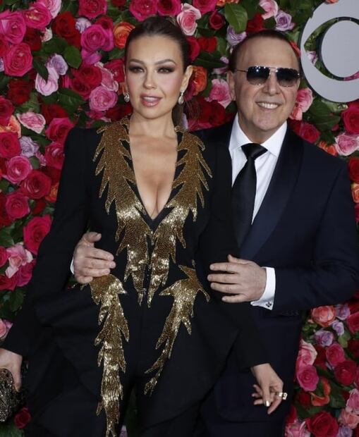 ¿Nueva separación? Thalía y Tommy Mottola habrían firmado su divorcio 
