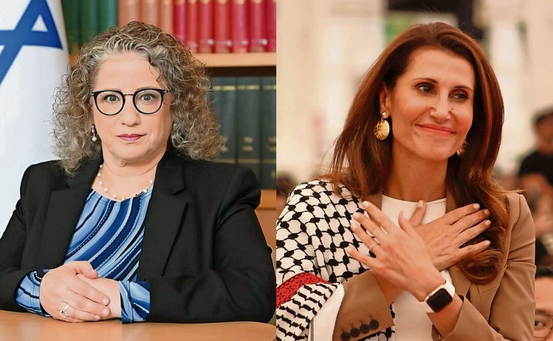 Las embajadoras de Israel y Palestina en México, Einat Kranz y Nadya Rasheed. Fotos: Especiales