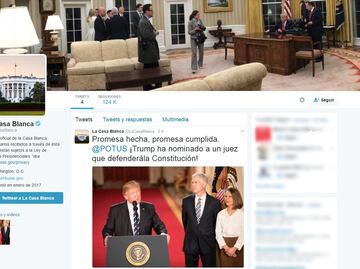 Aseguran español volverá a web de la Casa Blanca