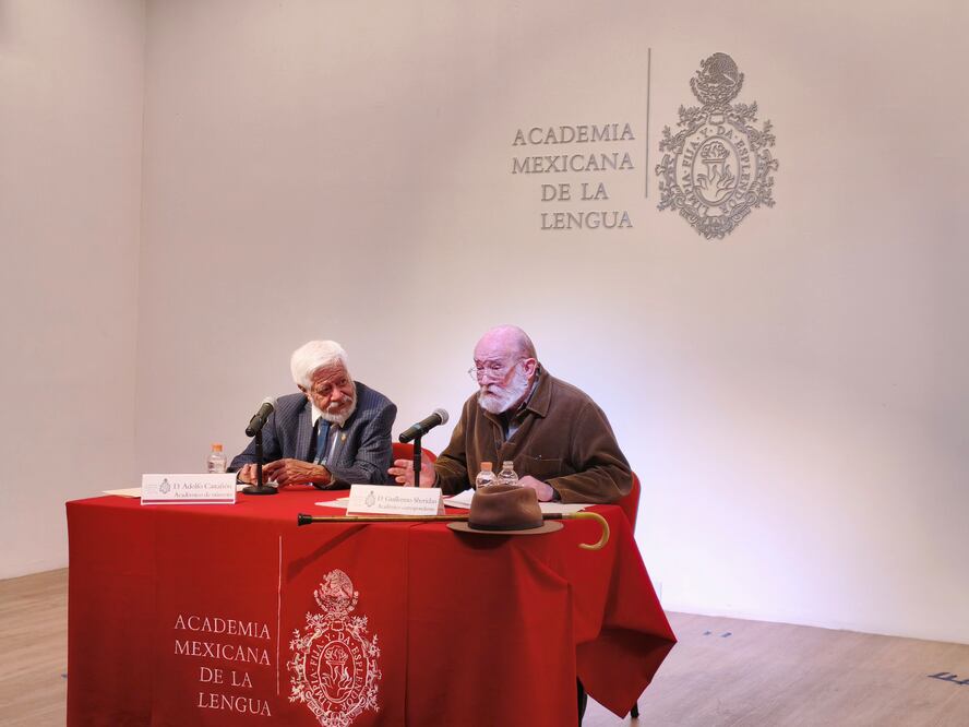 Guillermo Sheridan en la conferencia “López Velarde y la lealtad del corazón”.
Foto: Cristopher Cabello / EL UNIVERSAL