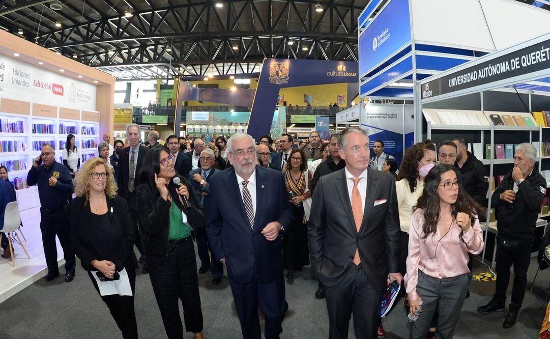 Rector de la UNAM, Enrique Graue en V Feria Internacional del Libro de las Universitarias y los Universitarios (FILUNI). Foto: Archivo/EL UNIVERSAL