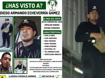 Localizan sin vida a trabajador de la Ferromex reportado como desaparecido en Sonora; fue encontrado en Loma Pesquera