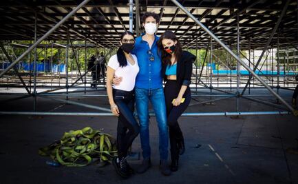 Benny Ibarra, Paty Cantú y María León cantarán juntos, pero con sana distancia