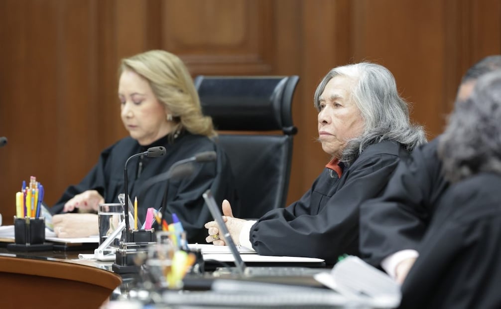 Ministros de la Suprema Corte de Justicia de la Nación en sesión del pleno de este martes 4 de noviembre de 2025. Foto: Especial