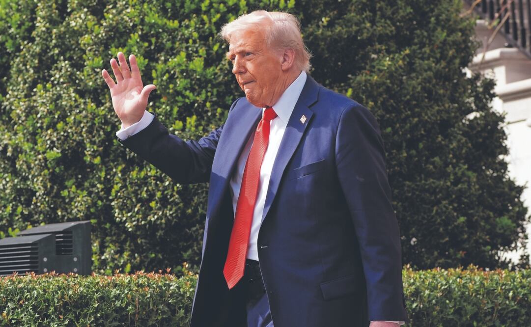 El presidente de Estados Unidos, Donald Trump, ha emprendido acciones contra la CPI, alegando "acciones ilegítimas e infundadas contra EU”. Foto: de ALEX BRANDON. AP