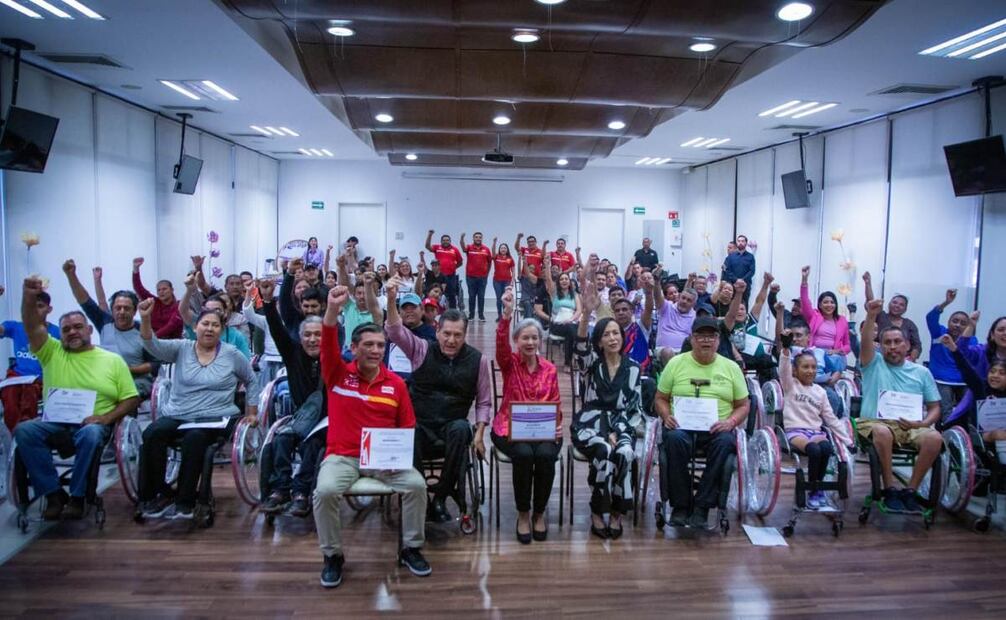 Clausuran el Curso para la Vida Independiente (11/05/2025). Foto: Especial