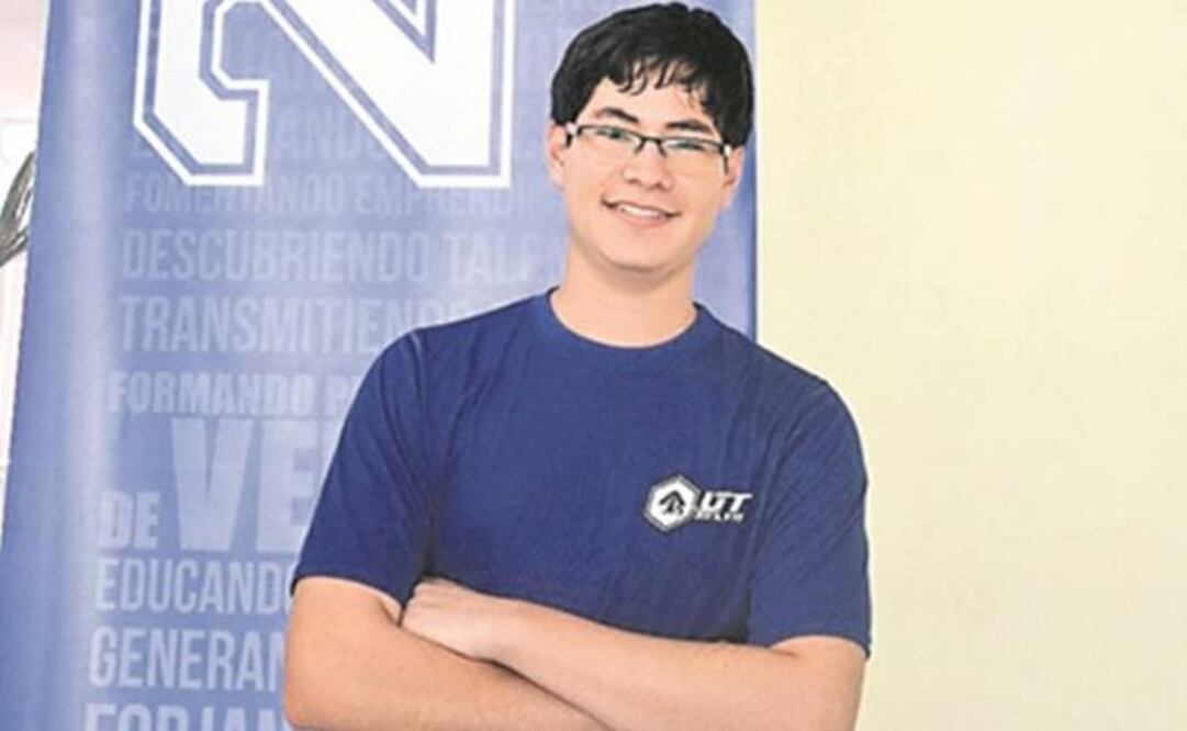 Rubén García has won Maths and Physics contests at a national and local level. The young man will study in California (COURTESY)