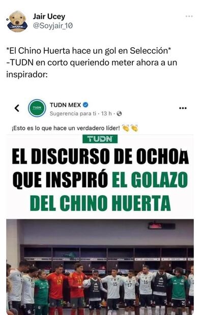 Tweets de TUDN