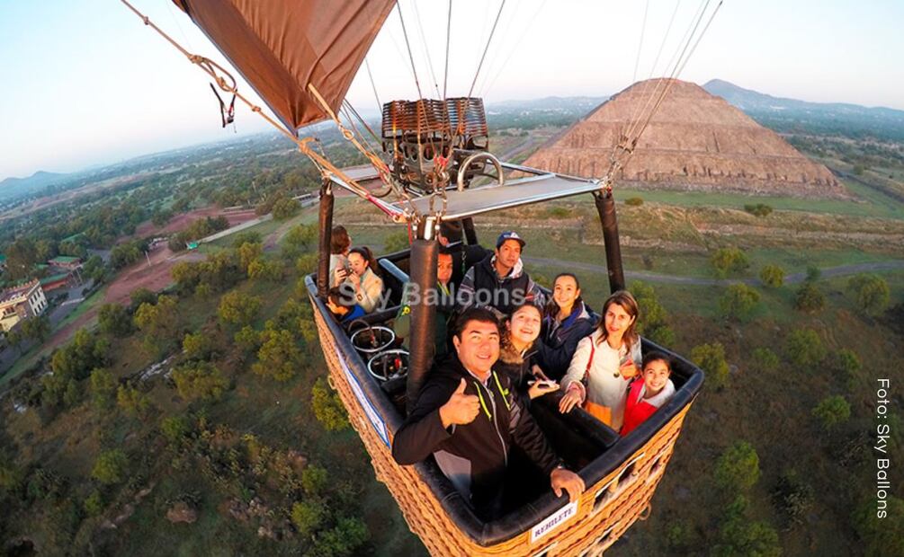 Con Club EL UNIVERSAL y "Sky Balloons", vive experiencias inolvidables a bordo de un globo aerostático.  |  Foto: Sky Balloons