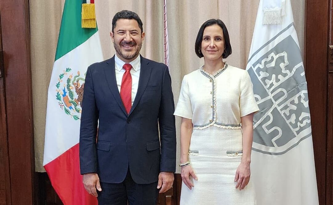 Martí Batres, jefe de Gobierno de la CDMX y la ahora exsecretaria de Finanzas del gobierno capitalino, Luz Elena González. Foto: Tomada de la cuenta de X de @martibatres