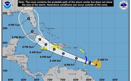 “Elsa” se fortalece y se convierte en el primer huracán de 2021 en el Atlántico