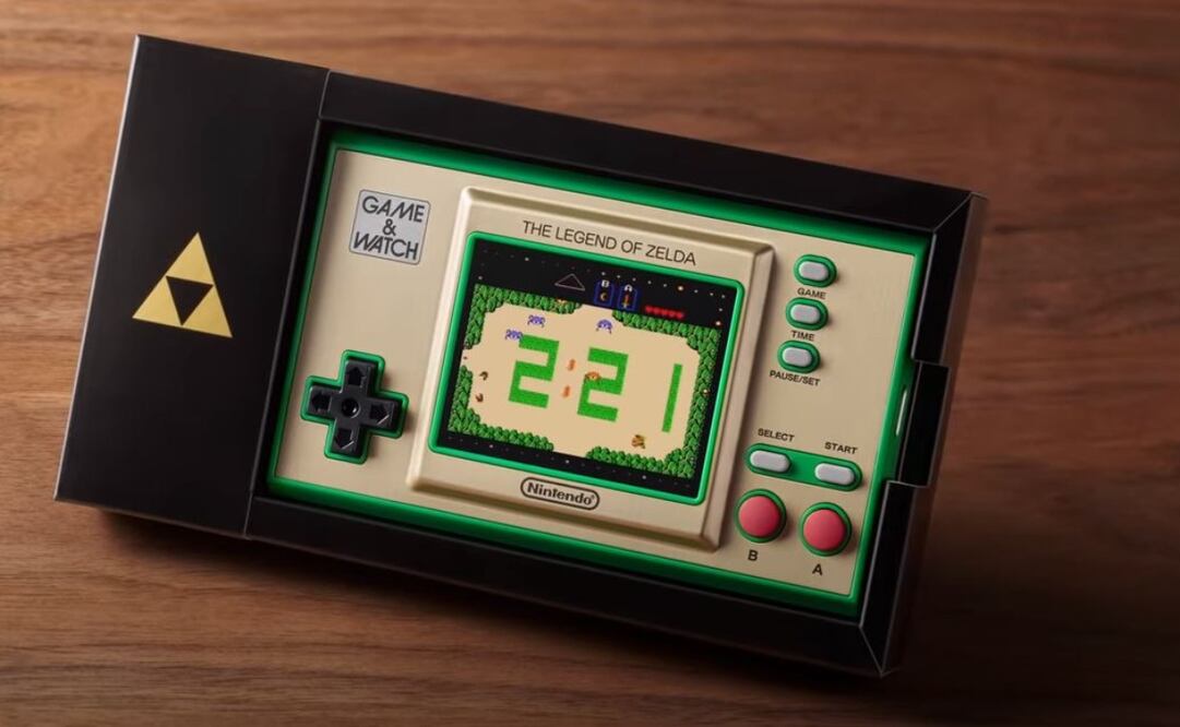 En noviembre llegará a las tiendas Game & Watch: The Legend of Zelda. 