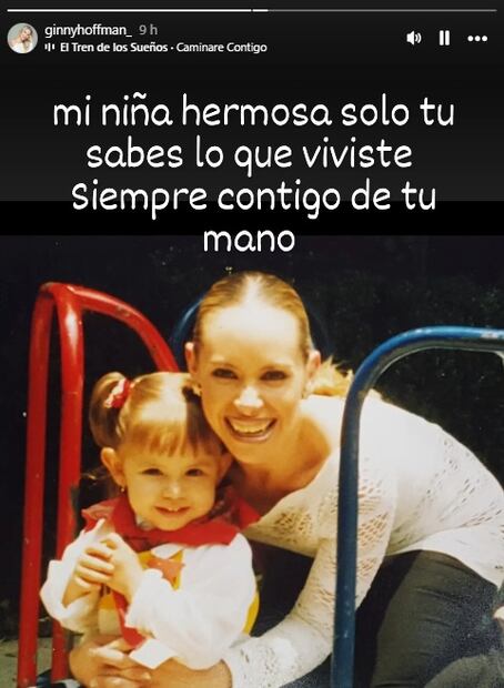 Ginny Hoffman dedica mensaje de amor a su hija Alexa.