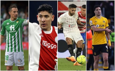 La actividad de los mexicanos en el futbol europeo para esta semana santa