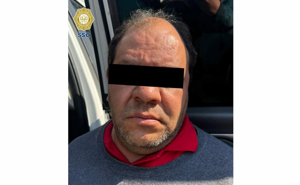 Hombre de 49 años detenido por venta ilegal de hidrocarburos (13/01/2025). Foto: Especial