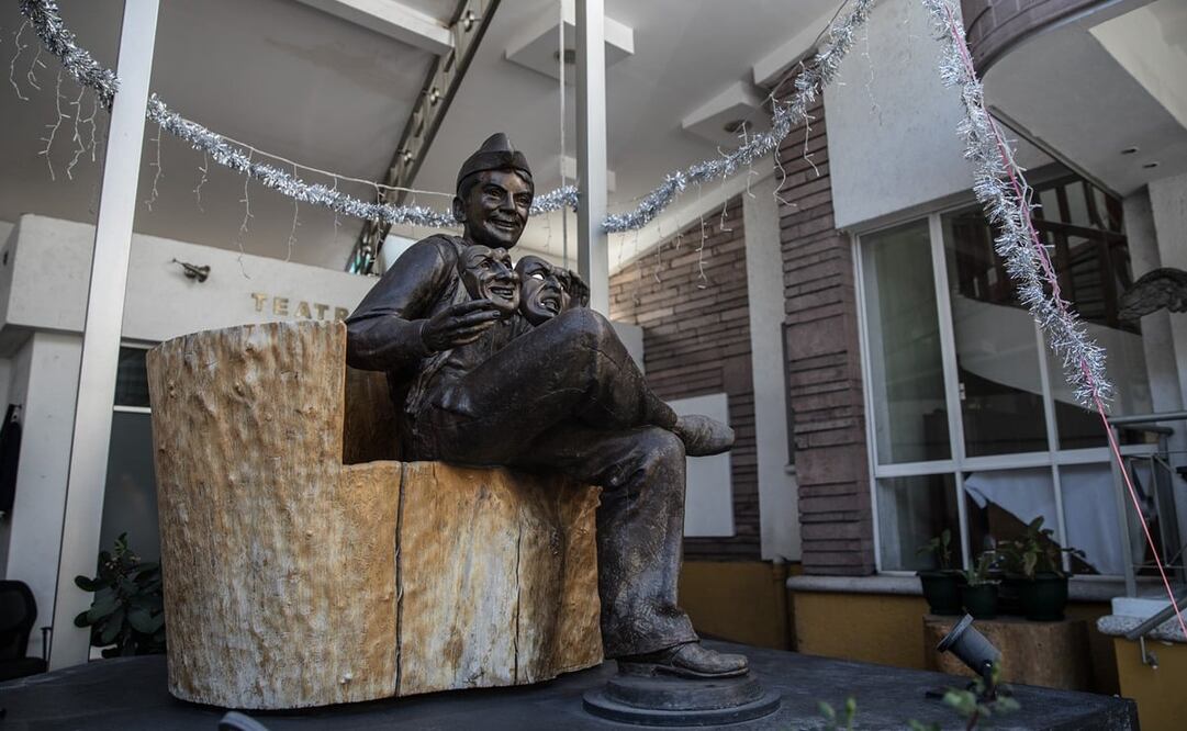 Recorrido por la Casa del Actor previo a la celebración de las fiestas decembrinas. Foto: Germán Espinosa