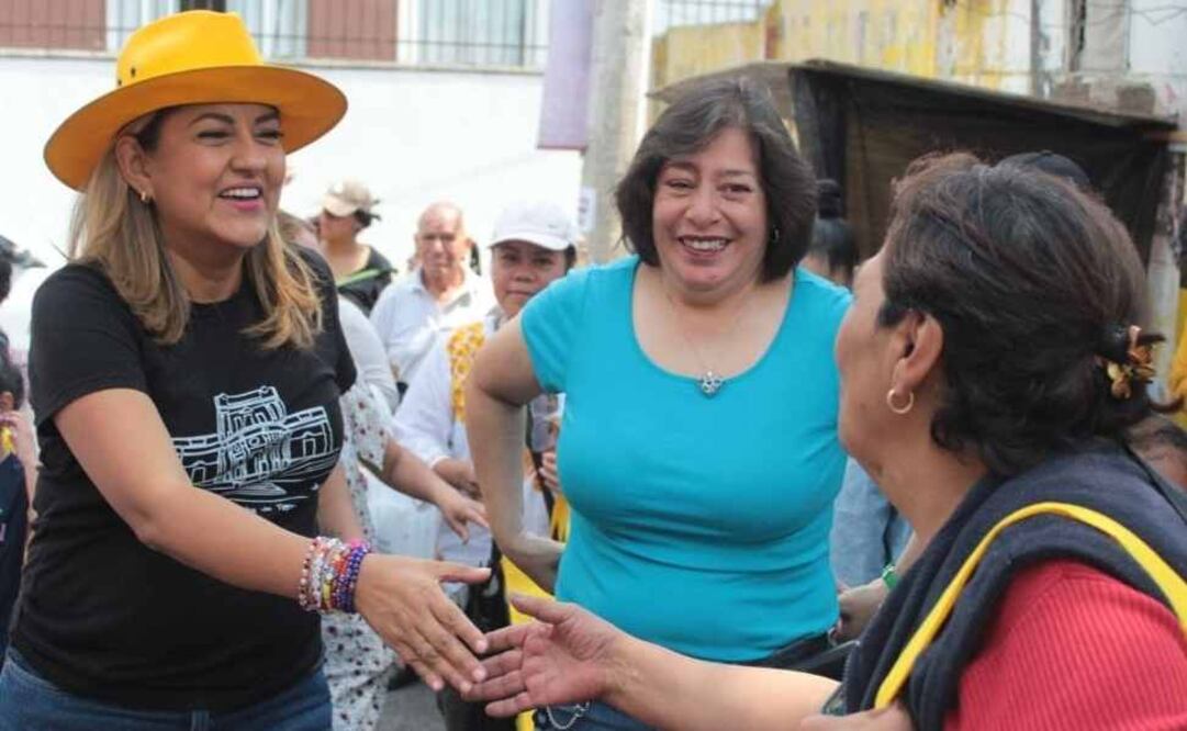 La candidata de Va X CDMX, Alfa González, prometió mayor movilidad de transporte en la alcaldía Tlalpan. Foto: Especial