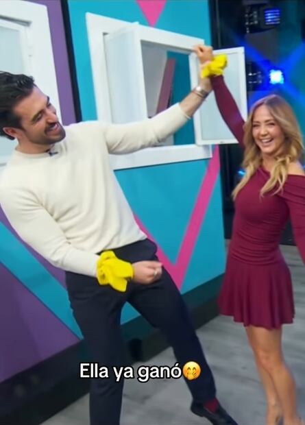 Andrea Legarreta y Luis Carlos Origel en "Hoy". Ambos estarían viviendo ya una historia de amor.