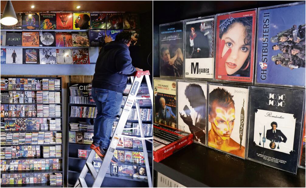 Destaca la venta de música rock, pop y balada de los 70 y 80. Foto: Fernanda Rojas | El Universal