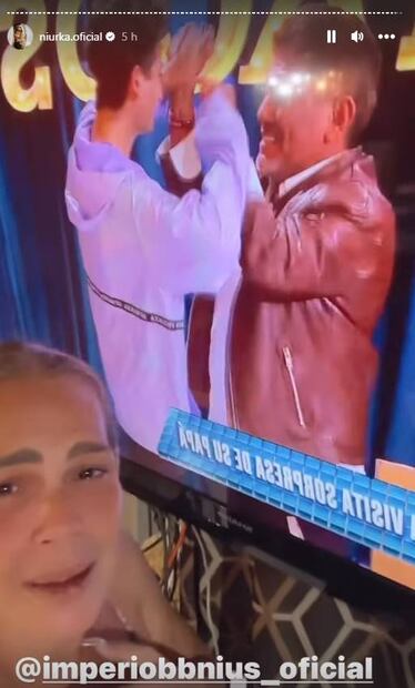 Niurka se muestra emocionada por el reencuentro de su hijo Emilio y su padre Juan Osorio.